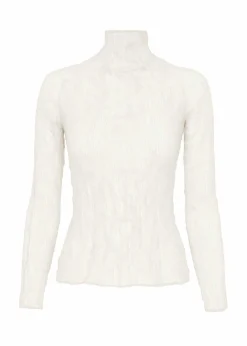 ISSEY MIYAKE Chiffon Twist Bk/Wt-46 Cheap