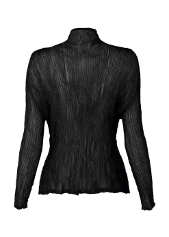 ISSEY MIYAKE Chiffon Twist Bk/Wt-46 Sale