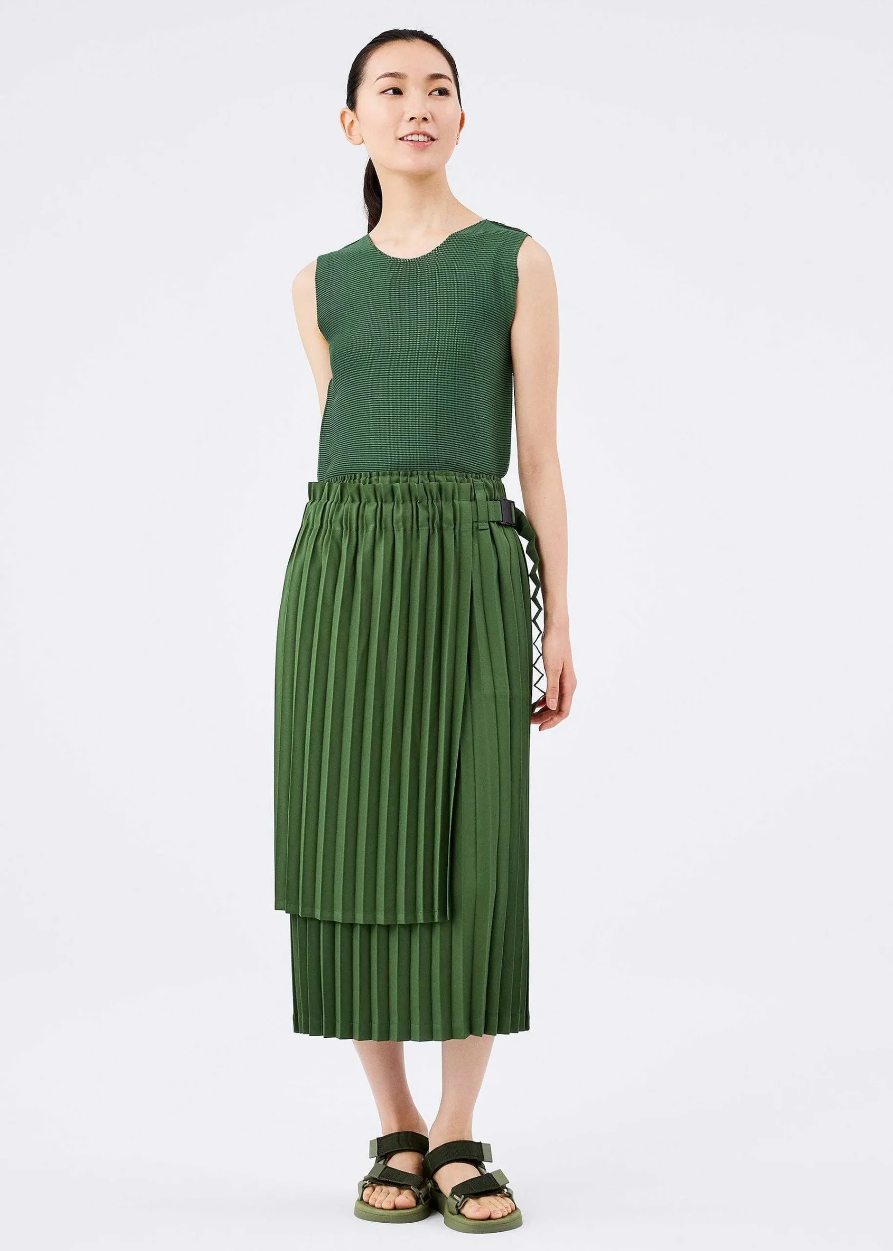 ISSEY MIYAKE Color Pleats Bottom 2 Sale