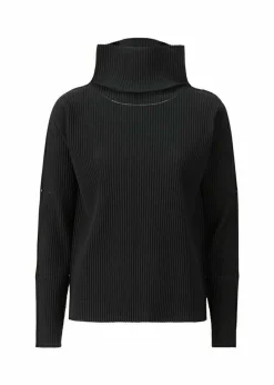 ISSEY MIYAKE Fine Knit Pleats Black Clearance