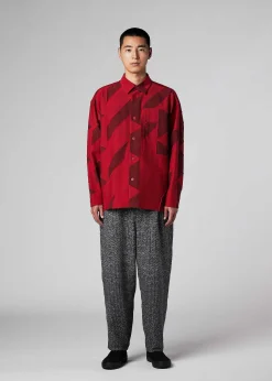 ISSEY MIYAKE Geometry Jacquard Shirt Hot
