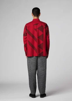 ISSEY MIYAKE Geometry Jacquard Shirt Hot