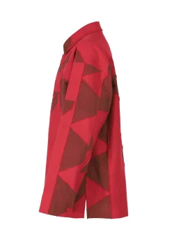 ISSEY MIYAKE Geometry Jacquard Shirt Hot