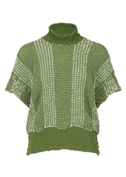 ISSEY MIYAKE Gingham Stripe Cauliflower Fashion