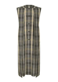 ISSEY MIYAKE Hybrid Check Shirt Discount