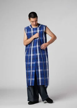 ISSEY MIYAKE Hybrid Check Shirt Discount
