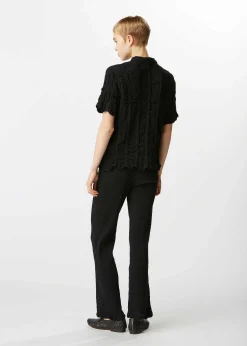 ISSEY MIYAKE Kyo Chijimi Stripe Flash Sale