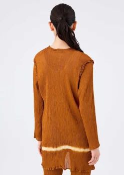 ISSEY MIYAKE Line See-Through Crepe Discount