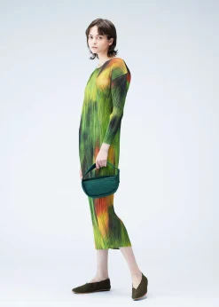 ISSEY MIYAKE Pleats Half Moon Bag Best