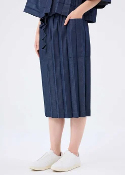 ISSEY MIYAKE Remetex Pleats Denim Best