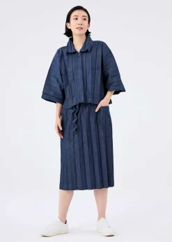 ISSEY MIYAKE Remetex Pleats Denim Best