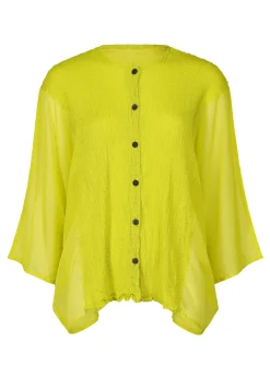 ISSEY MIYAKE Sheer See-Through Crepe Hot