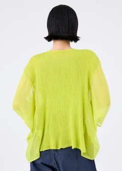 ISSEY MIYAKE Sheer See-Through Crepe Hot