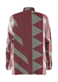 ISSEY MIYAKE Triangle Crepe Shirt Hot