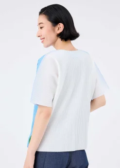 ISSEY MIYAKE Water Flower Fine Knit Pleats T Clearance