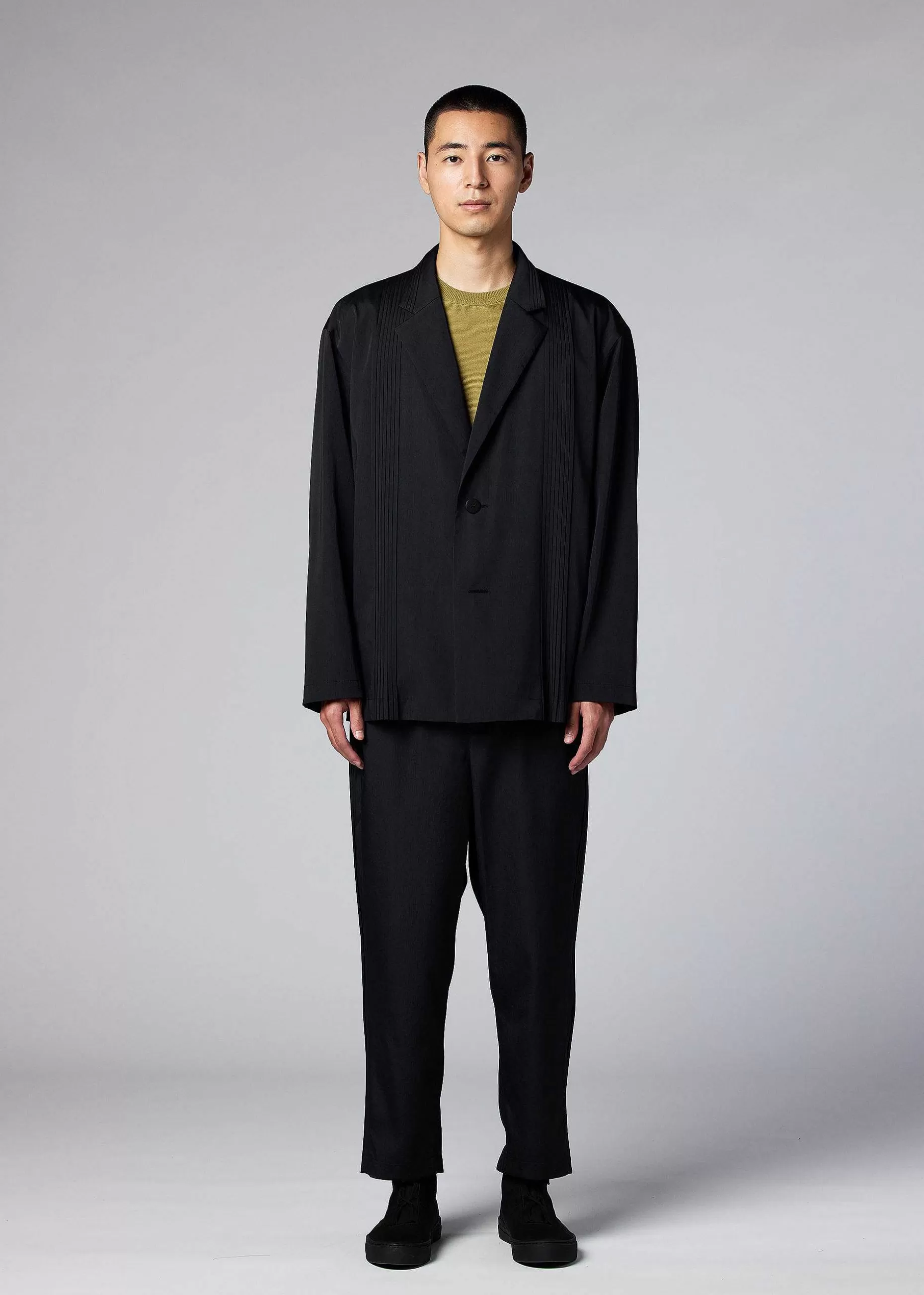 ISSEY MIYAKE Jackets & Blazers | Air Pleats Black