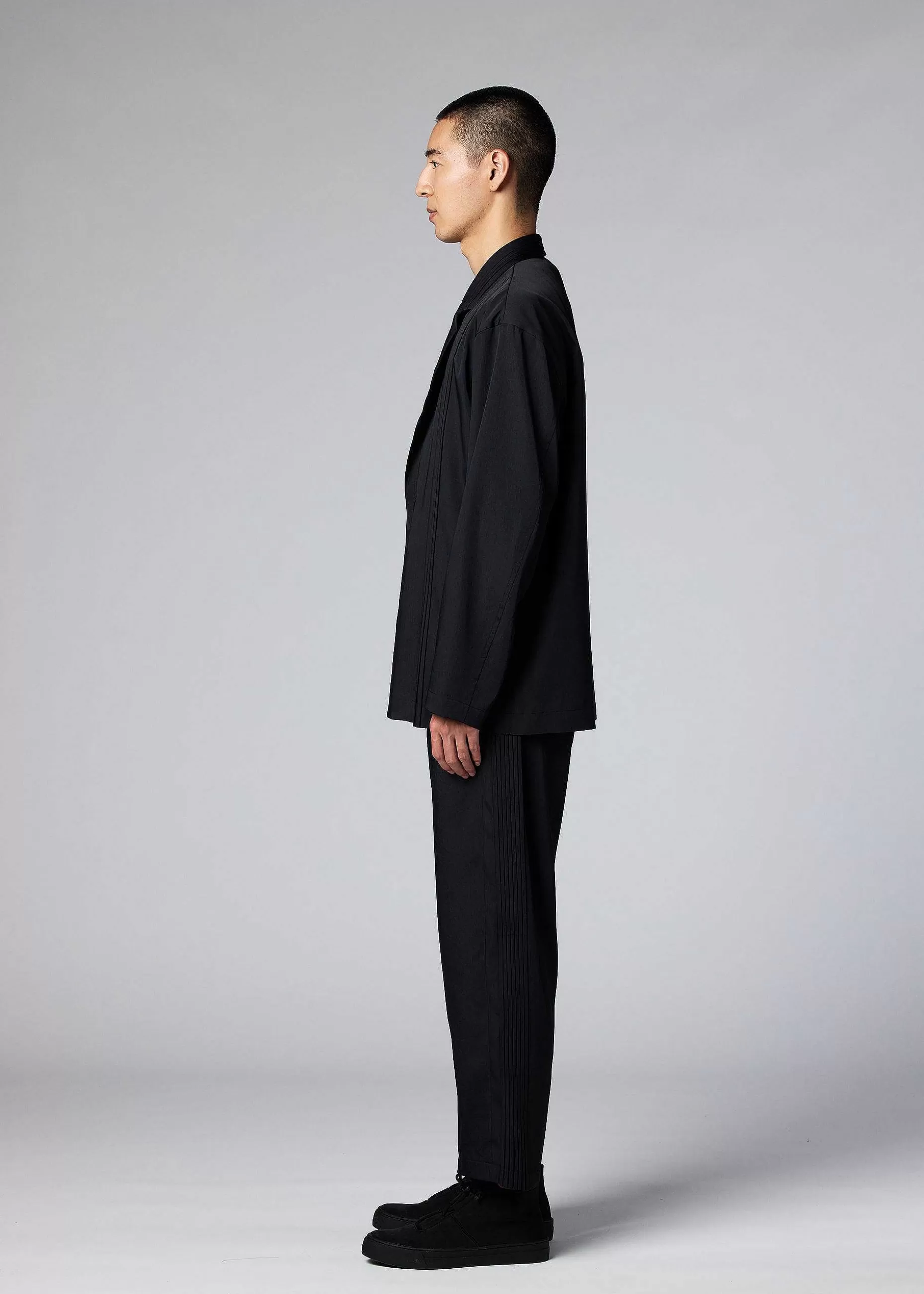 ISSEY MIYAKE Jackets & Blazers | Air Pleats Black