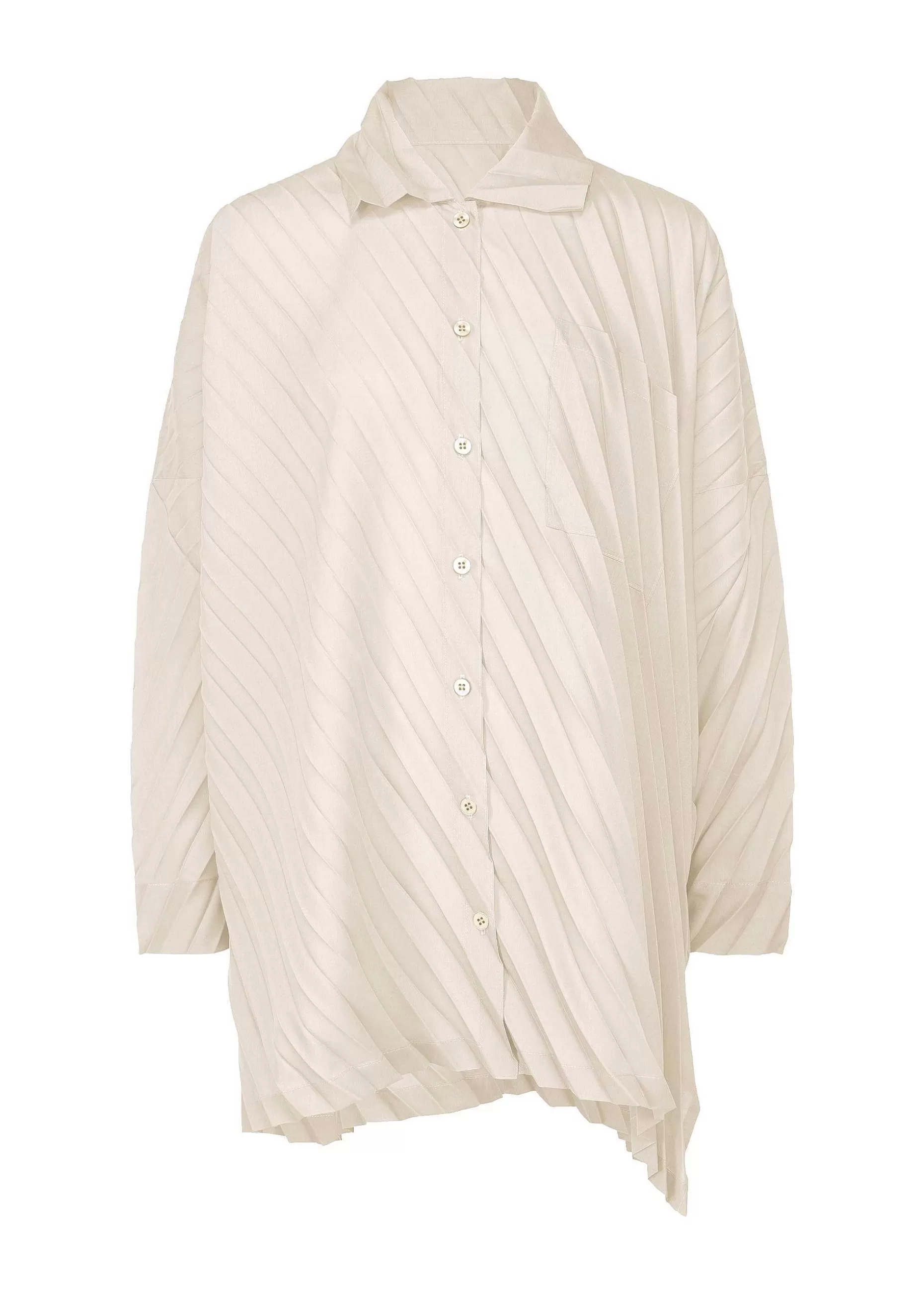 ISSEY MIYAKE Top | Angle Pleats Shirt