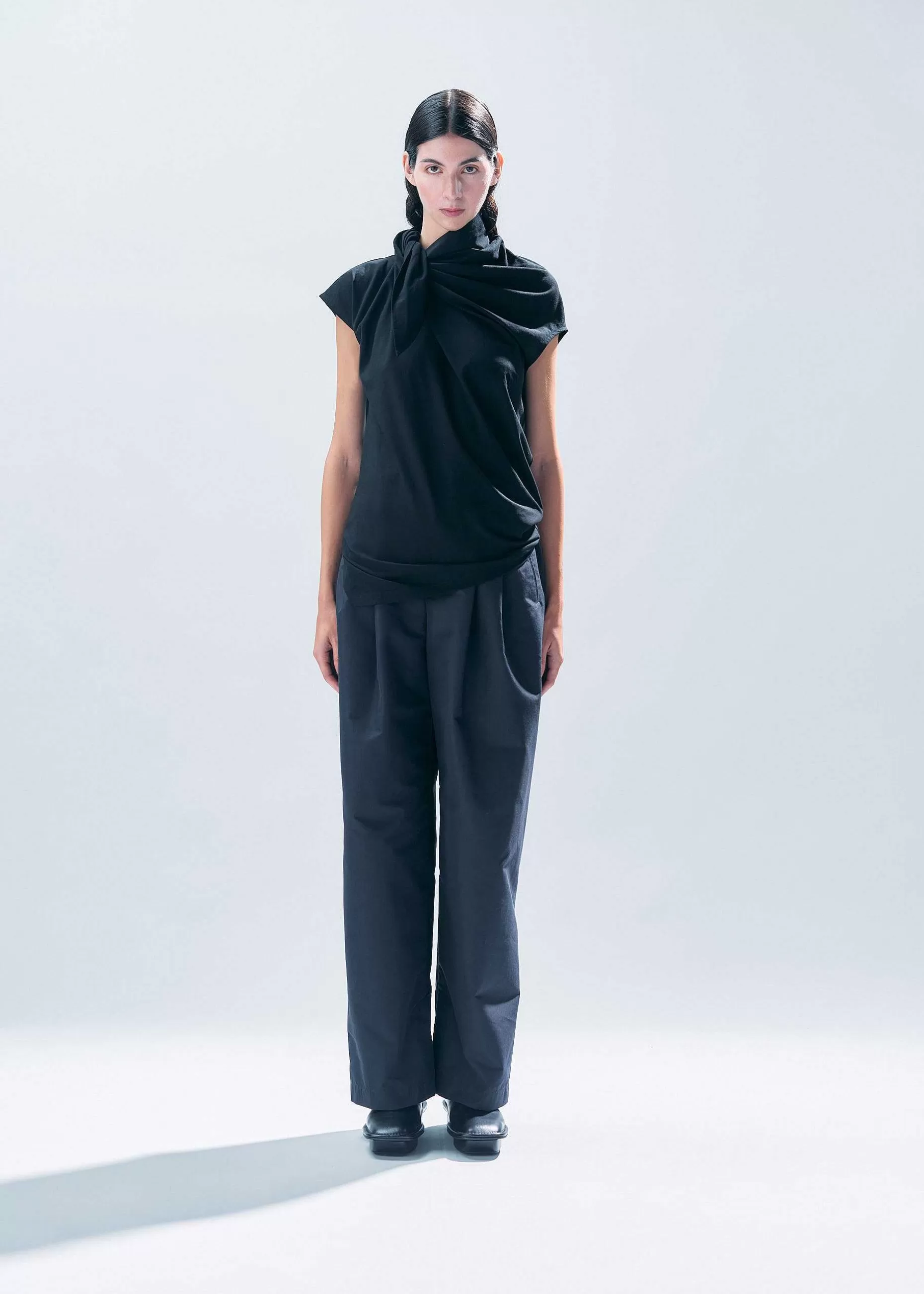 ISSEY MIYAKE Top | Cotton Knot Jersey