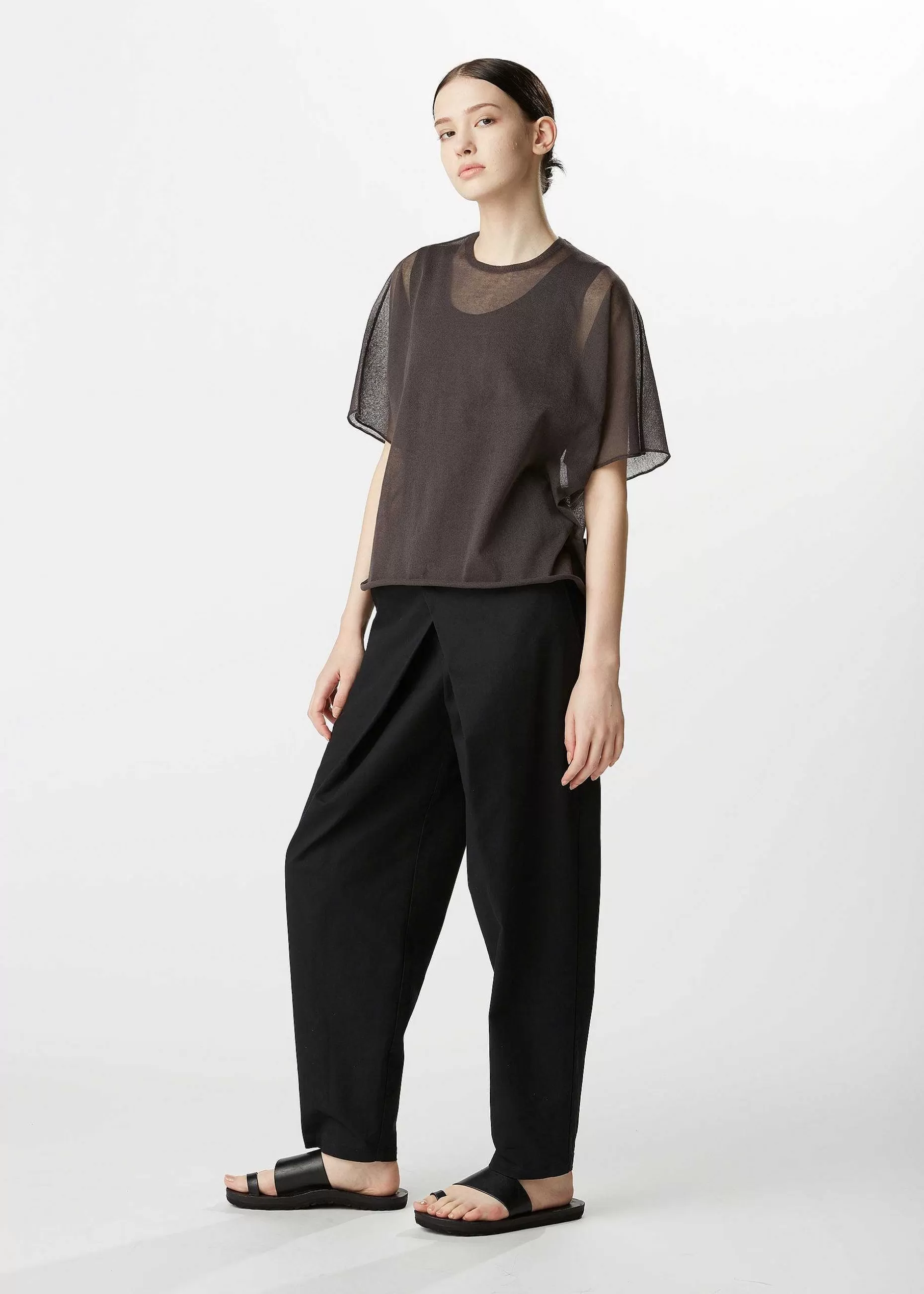 ISSEY MIYAKE Top | Curling Sheer Knit