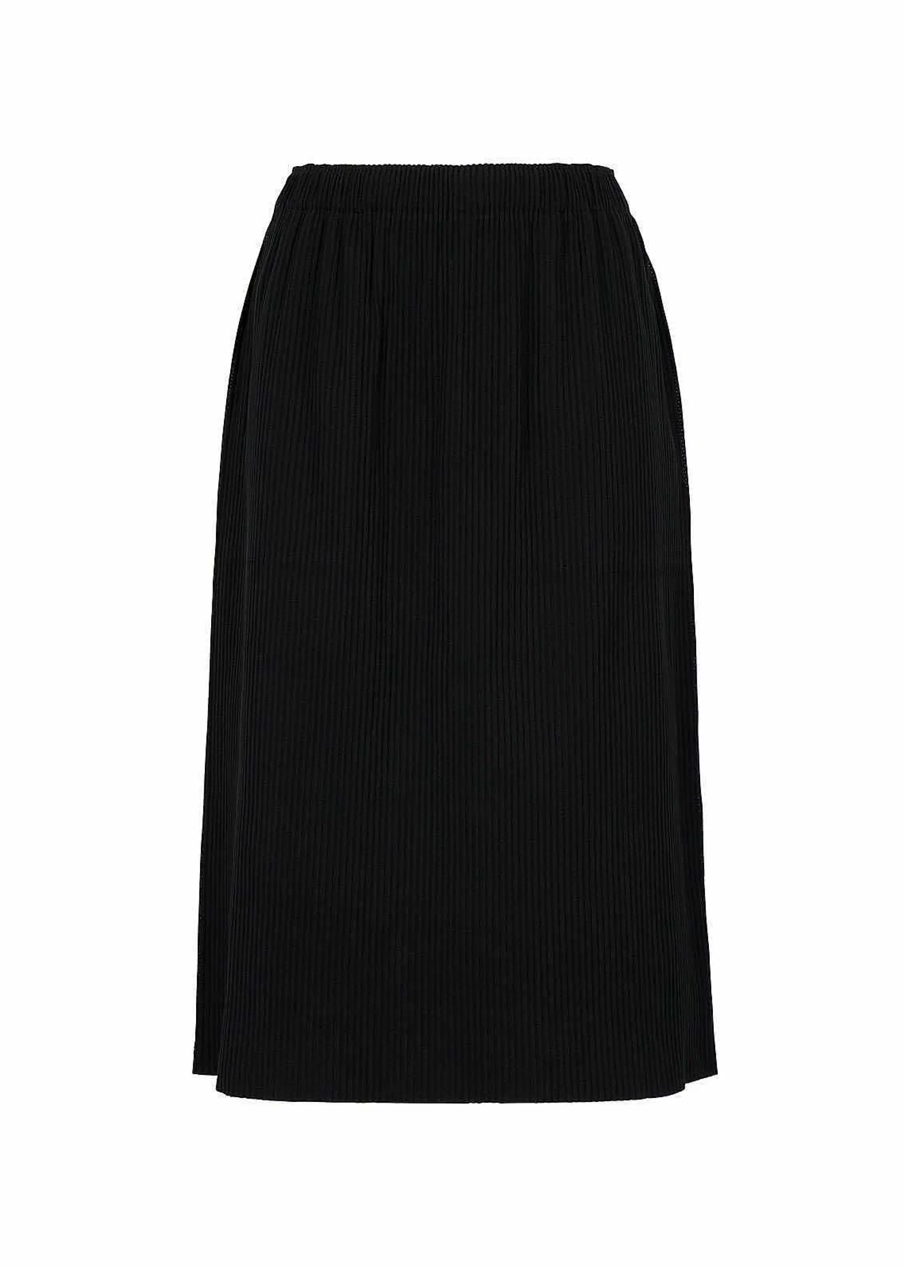 ISSEY MIYAKE Skirt | Fine Knit Pleats Black