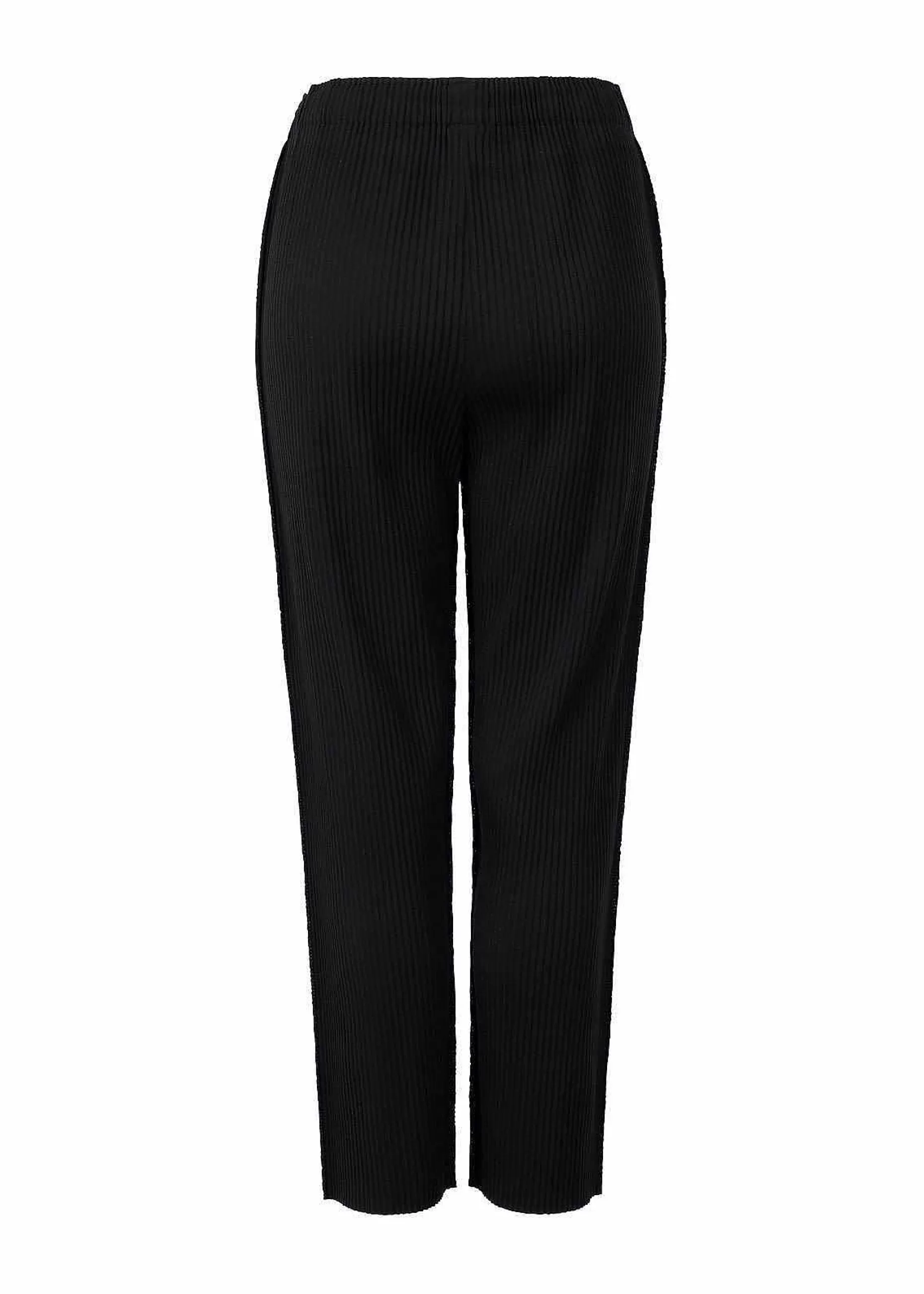 ISSEY MIYAKE Pants | Fine Knit Pleats Black