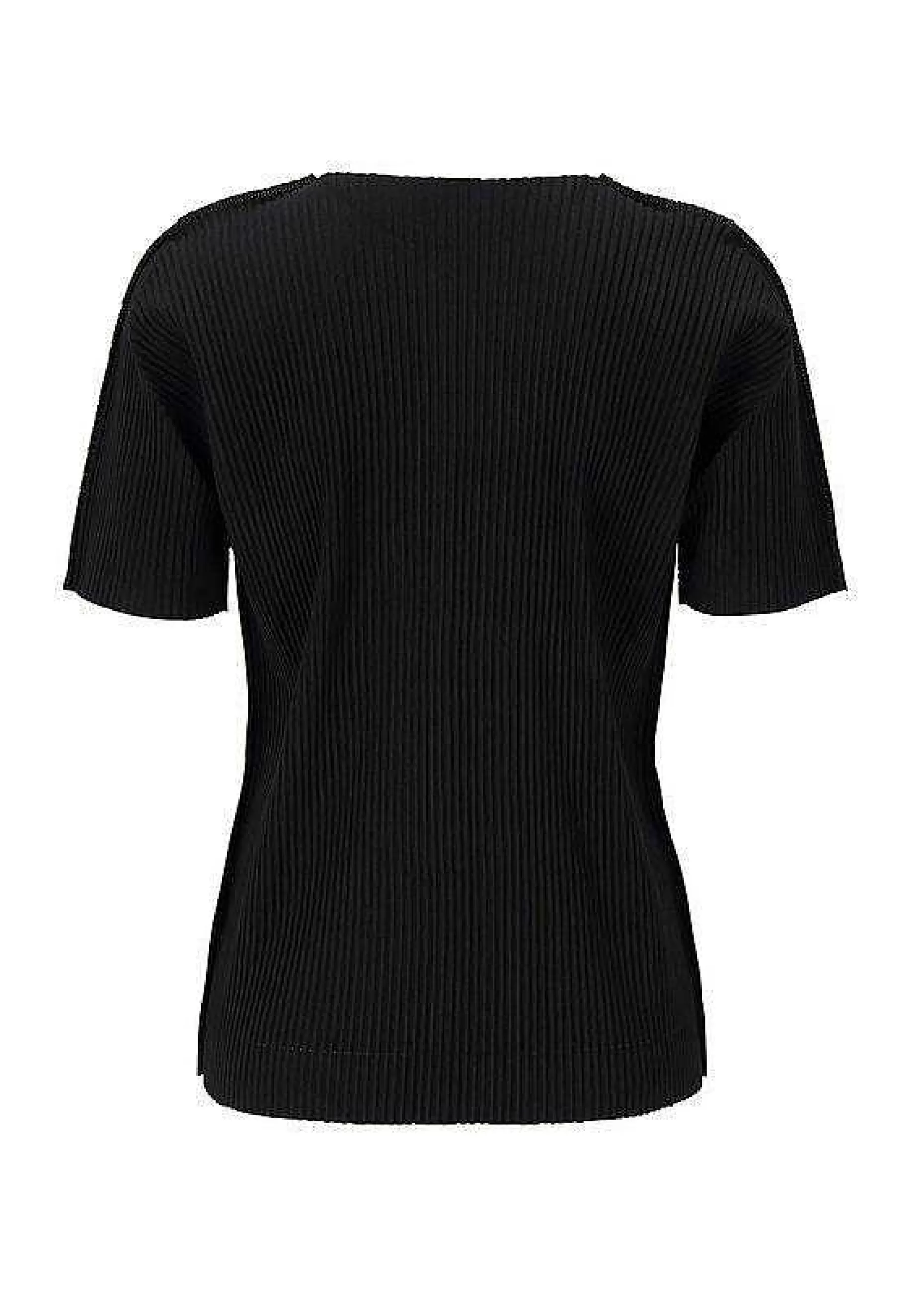 ISSEY MIYAKE Top | Fine Knit Pleats Black