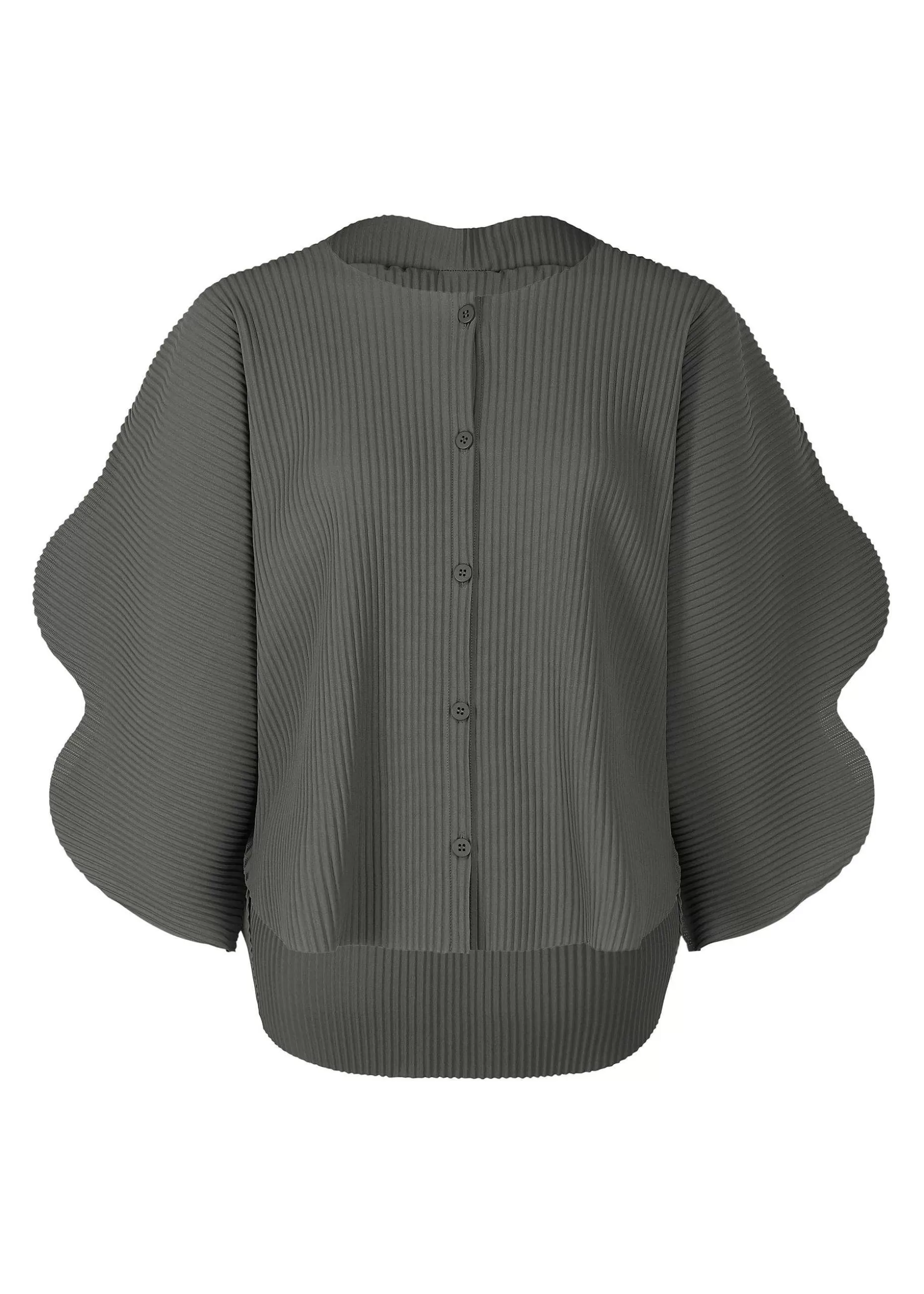 ISSEY MIYAKE Cardigan | Flower Pleats