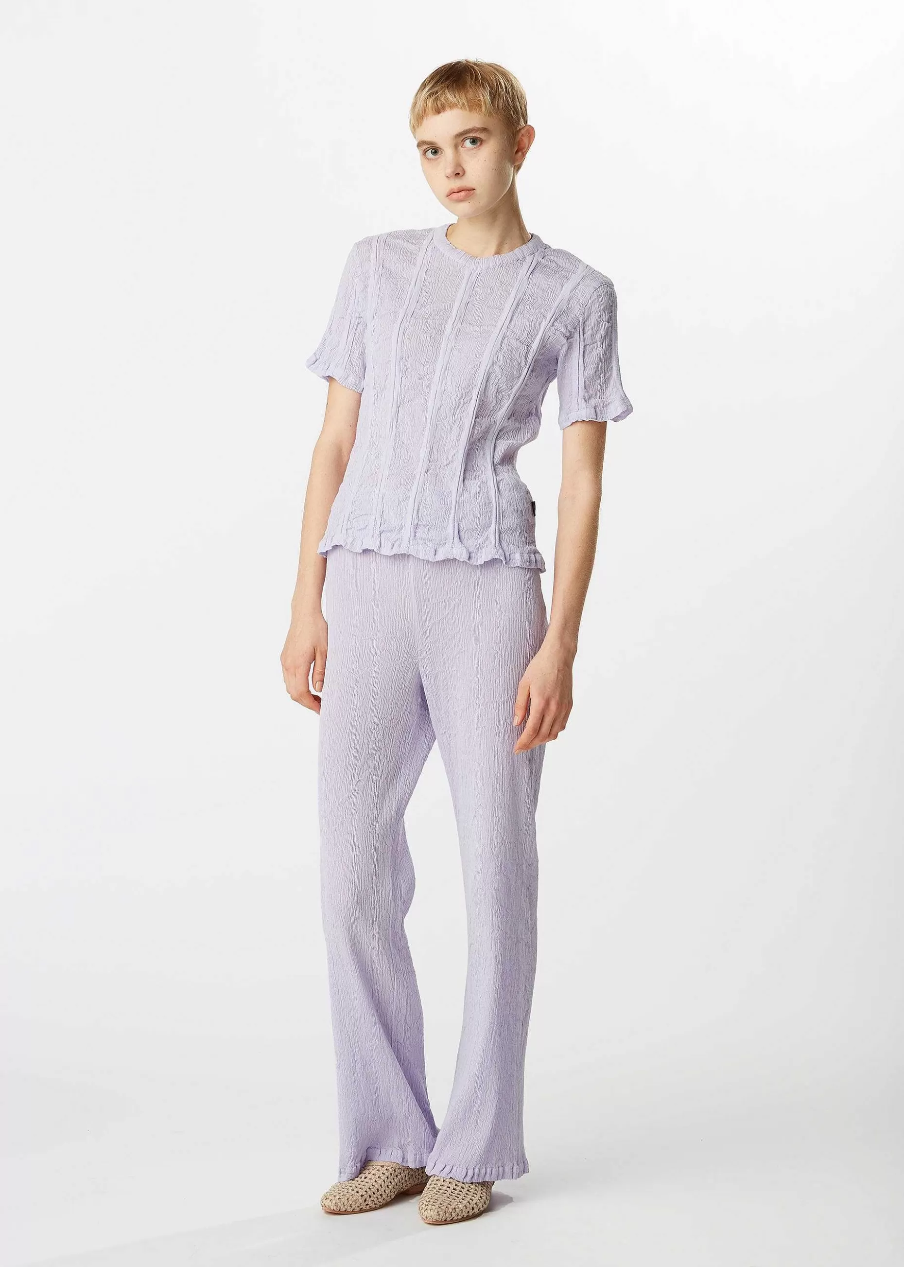 ISSEY MIYAKE Top | Kyo Chijimi Stripe