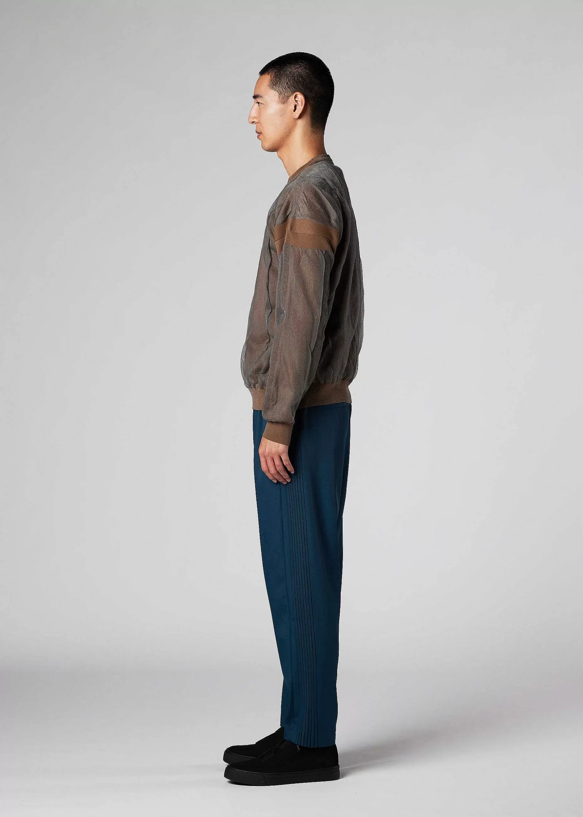 ISSEY MIYAKE Top | Layered Color Knit