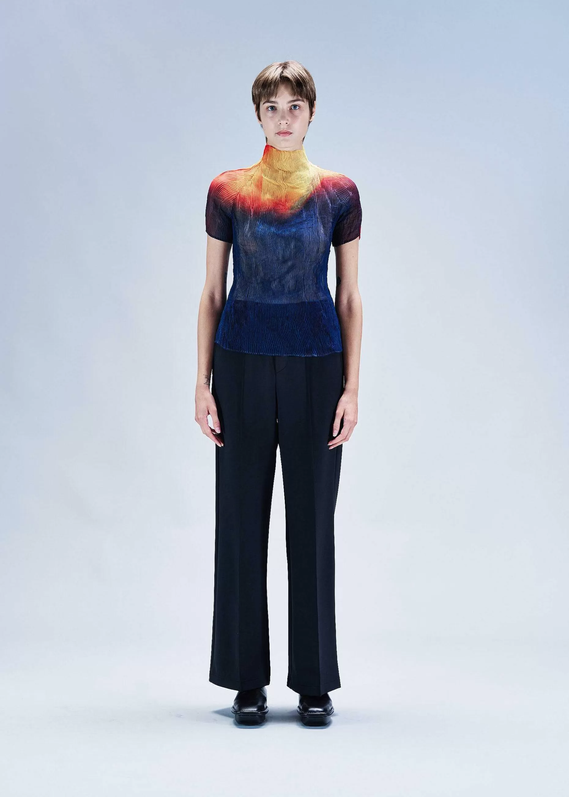 ISSEY MIYAKE Top | Light Leak Chiffon Twist