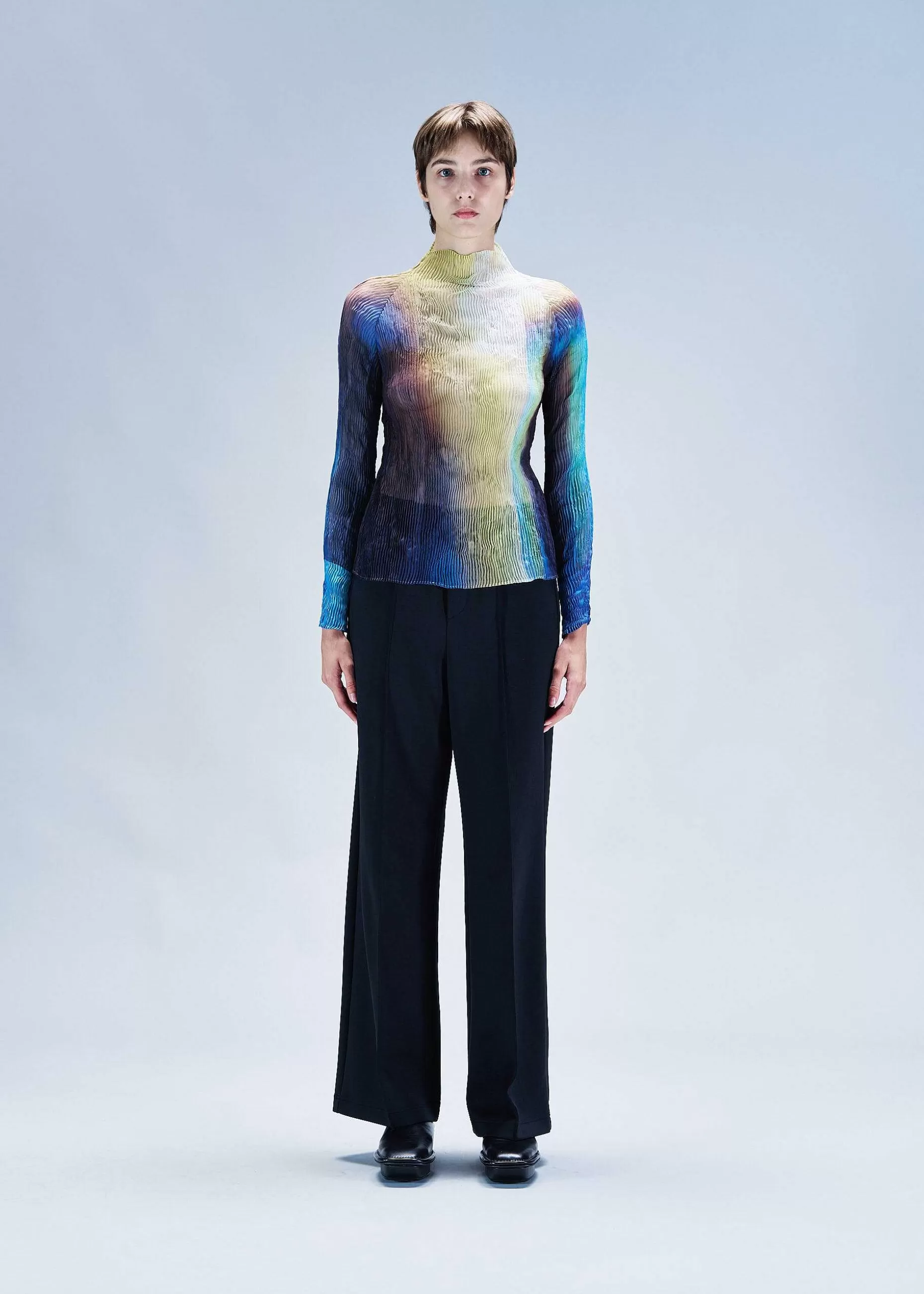 ISSEY MIYAKE Top | Light Leak Chiffon Twist