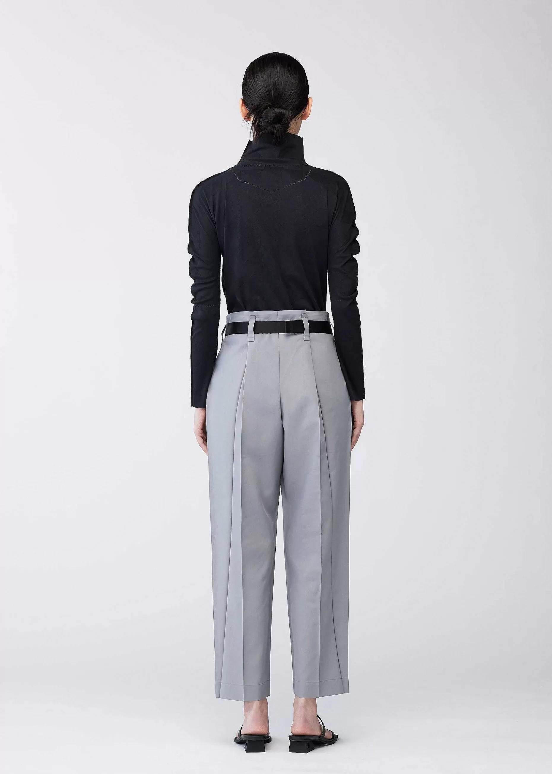 ISSEY MIYAKE Pants | Oblique Fold Bottoms