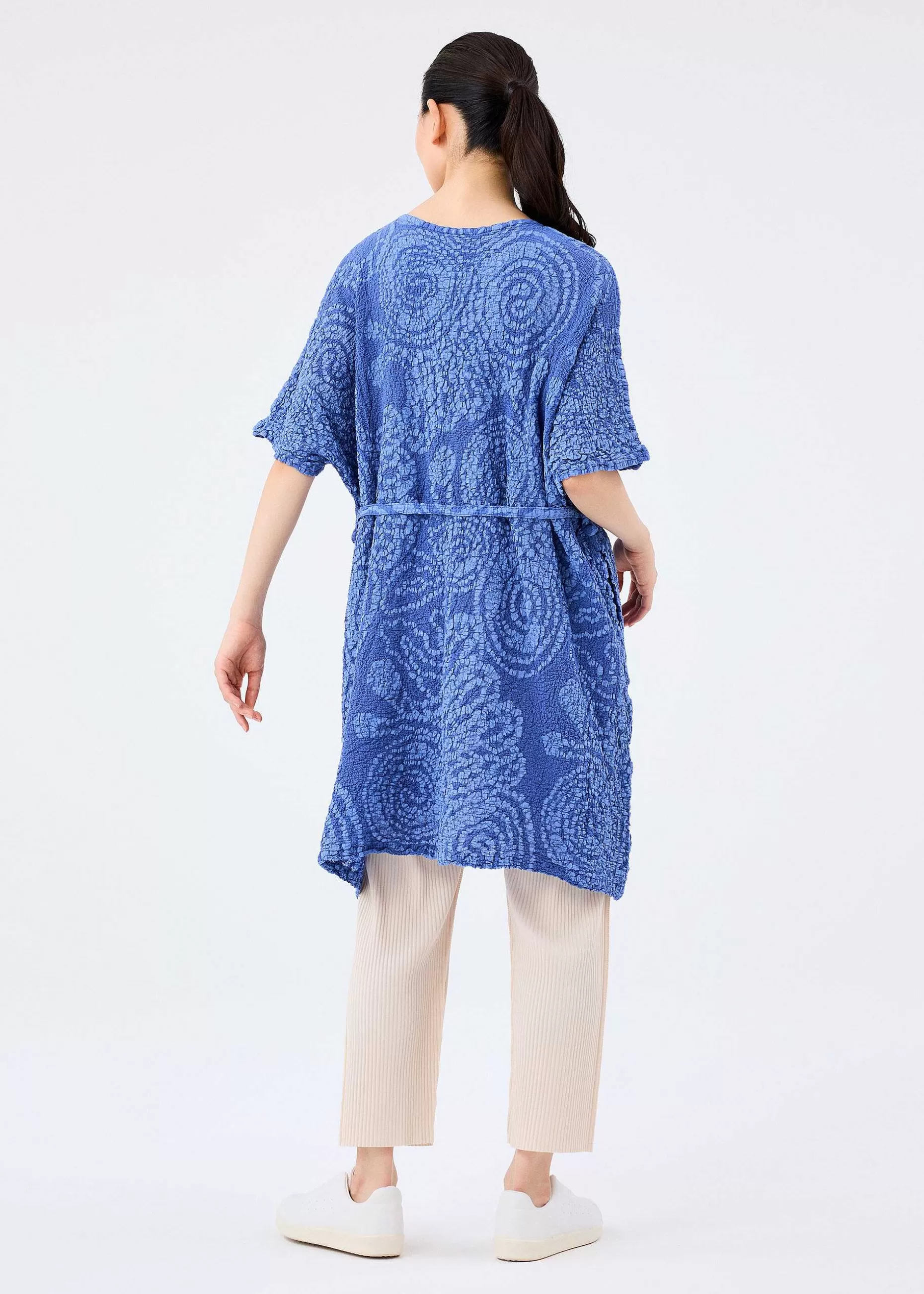 ISSEY MIYAKE Tunic | Rope Print Cauliflower