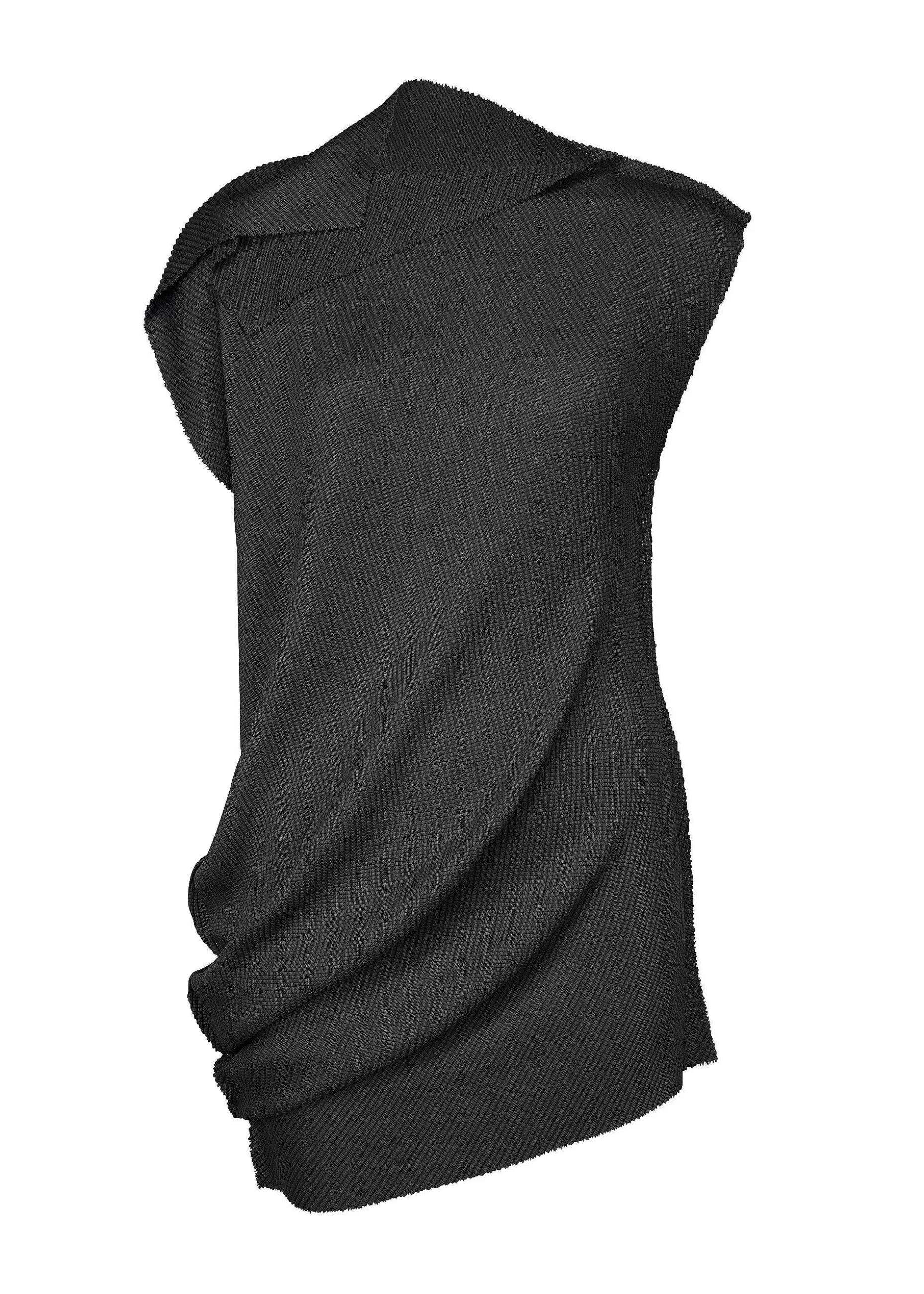 ISSEY MIYAKE Top | Sector Knit Stretch Pleats