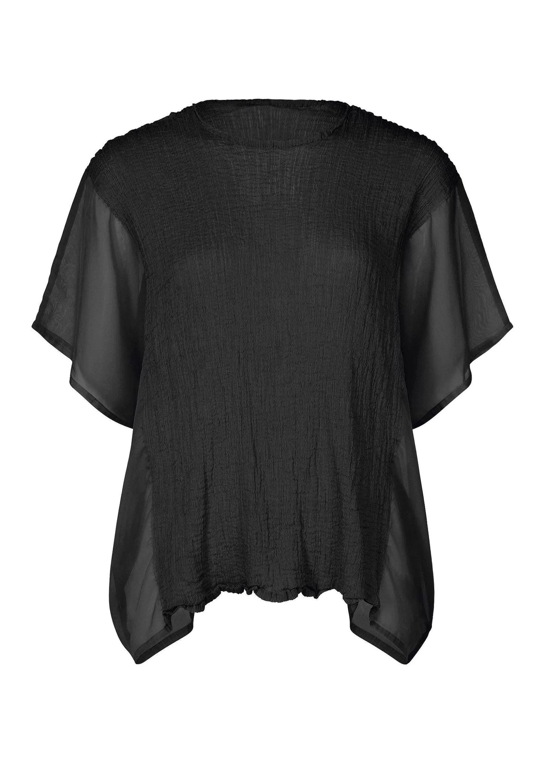 ISSEY MIYAKE Top | Sheer See-Through Crepe