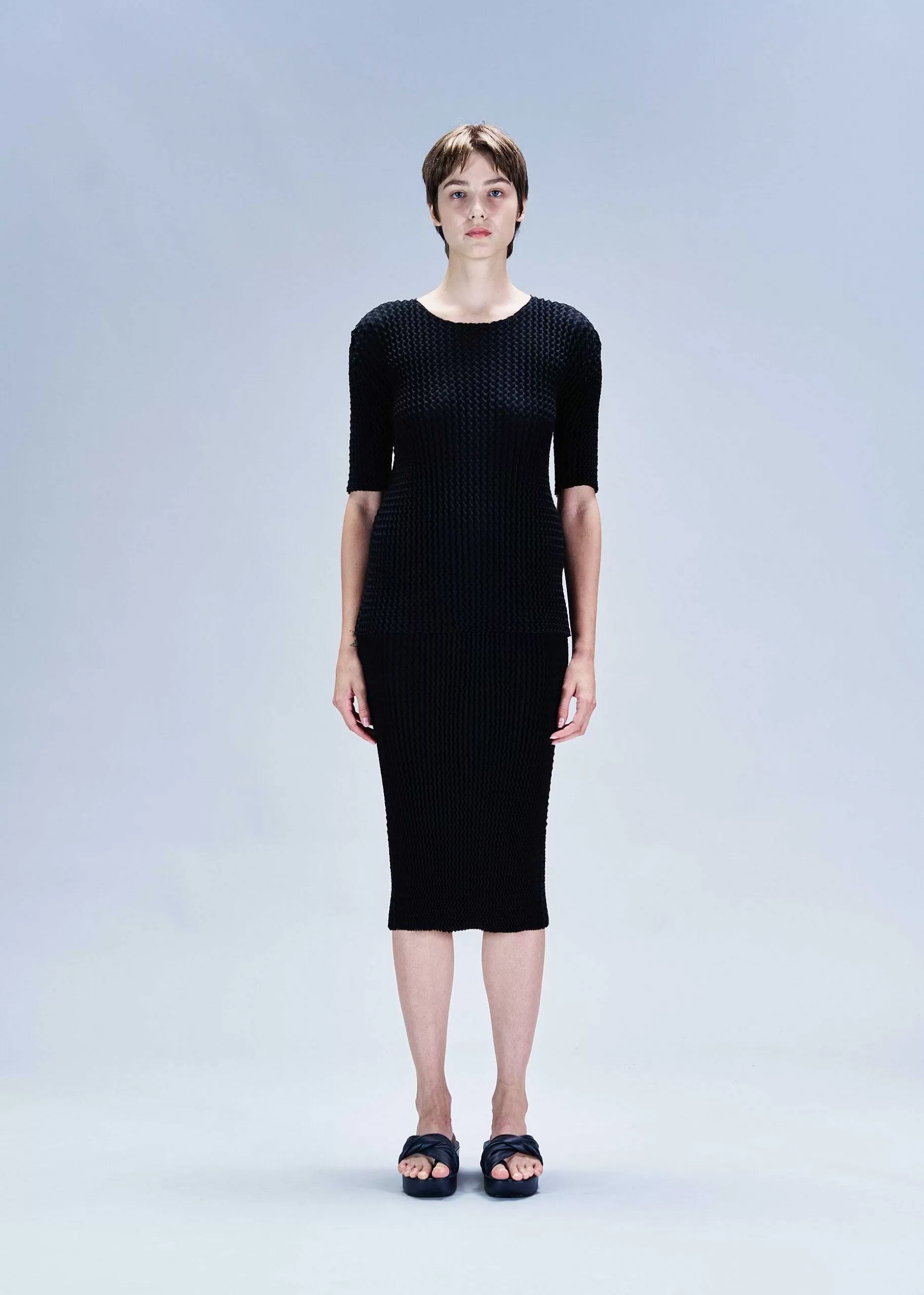 ISSEY MIYAKE Knitwear | Spongy Bk-46 Black