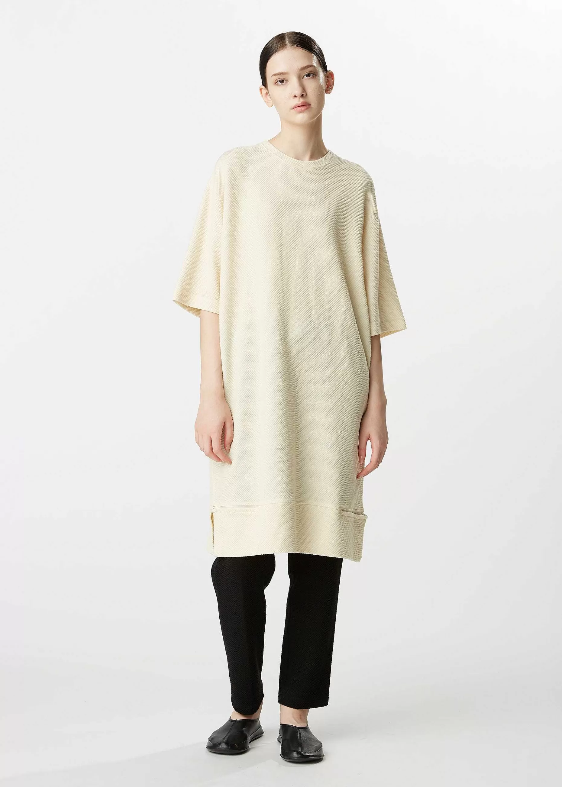 ISSEY MIYAKE Dress | Wn Stretch Kanoko